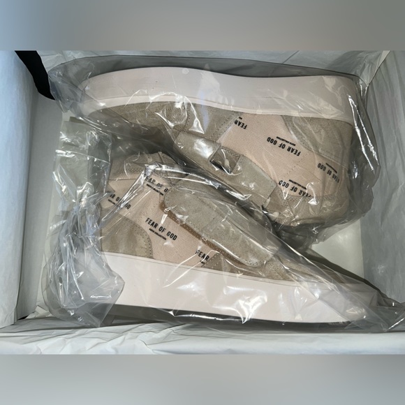 Essentials Fear Of God logo high-top sneakers luxe skate Mid Collection US 7 /40 - Picture 15 of 16